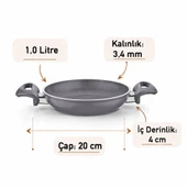 Falez Serafit 24 cm Granit Seramik Kaplama Sahan thumbnail 3