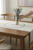 Safran Luxe Keten Runner 45x140 cm thumbnail 2