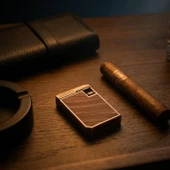 Firebird Çift Torch Pürmüz Bakır Puro Çakmağı thumbnail 2