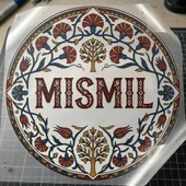 Mismil ütü ile uygulanabilen DTF tekstil baskı thumbnail 3