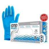 One Plus Nitril Eldiven Pudrasız Small Mavi 100'lü Paket thumbnail 2
