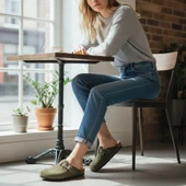 Birkenstock Boston Olive Green thumbnail 8