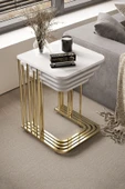 MYDECO California 4'lü gold Beyaz Set thumbnail 1