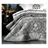 Zebra Casa Madison Yatak Örtüsü-Gri thumbnail 3