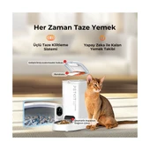 Petkit Yumshare Solo Kameralı Akıllı Mama Kabı (Petkit Türkiye Garantili) thumbnail 8