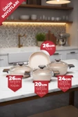 ARYILDIZ VORTEX TENCERE SET CAPPUCCİNO 7 PARÇA thumbnail 2