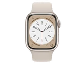 APPLE Watch Series 8 GPS + Cellular 45 mm MNK73TU/A Yıldız Işığı Alüminyum Kasa ve Yıldız Işığı Spor Kordon thumbnail 2