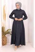 Kot Elbise 7061 Lacivert thumbnail 2