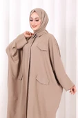 Yarasakol Elbise 7071 Vizon thumbnail 5