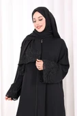 Dantelli Namaz Feracesi 6093 Siyah thumbnail 5