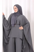 Kolyeli Tunik Pantolon Takım 8026 Antrasit thumbnail 6