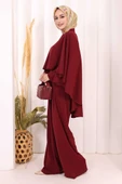 Pelerinli Tulum 8022 Bordo thumbnail 4