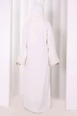 Dantelli Namaz Feracesi 6093 Ekru thumbnail 3