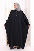 Yarasakollu Elbise 6077 Lacivert thumbnail 2