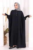 Yarasakollu Elbise 6077 Lacivert thumbnail 1