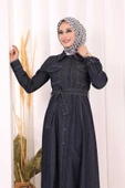 Kot Elbise 7061 Lacivert thumbnail 6
