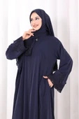 Dantelli Namaz Feracesi 6093 Lacivert thumbnail 5