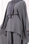 Kolyeli Tunik Pantolon Takım 8026 Antrasit thumbnail 7
