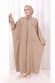 Yarasakol Elbise 7071 Vizon thumbnail 1