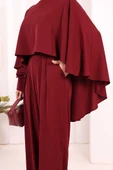 Pelerinli Tulum 8022 Bordo thumbnail 7