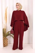 Pelerinli Tulum 8022 Bordo thumbnail 1