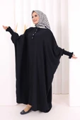 Yarasakollu Elbise 6077 Lacivert thumbnail 3