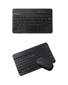 Bluetooth Klavye Mouse Seti Taşınabilir Wireless Bilgisayar Aksesuarı thumbnail 3