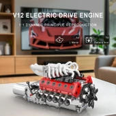 Mould King V12 Engine Model Kit  +1366 Parça thumbnail 4