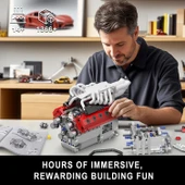 Mould King V12 Engine Model Kit  +1366 Parça thumbnail 6