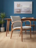Curva Kolçaklı Ahşap Sandalye thumbnail 1