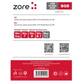 Zore Metal USB Flash Disk 8GB thumbnail 2