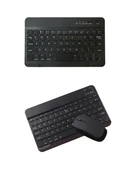 Bluetooth Klavye Mouse Seti Taşınabilir Wireless Bilgisayar Aksesuarı thumbnail 3