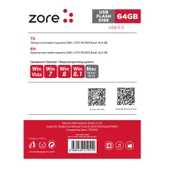 Zore Metal USB Flash Disk 64GB thumbnail 2
