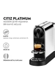 Nespresso D 140 Citiz Platinum,paslanmaz Çelik thumbnail 2