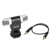 Boya BY-MM3 Çift Kafa Mini Stereo Mikrofon thumbnail 4
