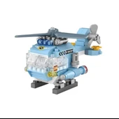 LOZ Helikopter 150 Parça Block Oyuncak – Mini Poşet thumbnail 1