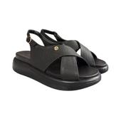Pierre Cardin Çift Bantlı Topuklu Anatomik Bayan Sandalet thumbnail 4