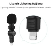 Boya BY-M100D Kompakt Lightning Telefon Mikrofonu thumbnail 2