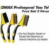 Profesyonel Yassı Tel Fırça Setı 3 Parça Dmax DMX4129 thumbnail 2