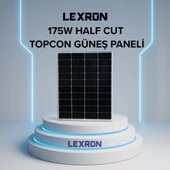 Lexron 175W HALF-CUT TOPCON MONO GÜNEŞ PANELİ thumbnail 2