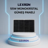 Lexron 55W MONOKRİSTAL GÜNEŞ PANELİ thumbnail 2