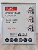 Orta Boy, "Krom Çelik" Küre tip çaydanlık thumbnail 5