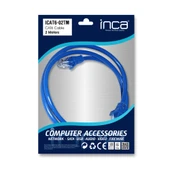 INCA ICAT6-02TM 2MT CAT6 UTP PATCH KABLO MAVİ thumbnail 1
