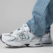New Balance 530 WHITE SILVER GREEN thumbnail 1