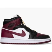 Nike Air Jordan 1 Mid Se Black Dark Beetroot (w thumbnail 1