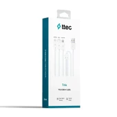 Ttec 2Dk7521 Trio Şarj Kablosu Typec,Lightning,Micro Usb Beyaz thumbnail 4
