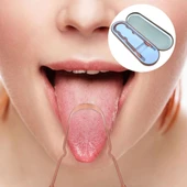 Dil Plağı Temizleme Aparatı - Dil Bakır Oil Pulling thumbnail 2