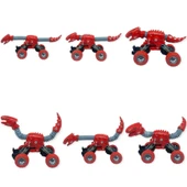 Uzayan Dinazor Arabalar 18 cm - Kırmızı - 1 ADET thumbnail 1