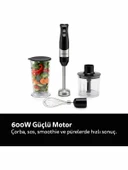 Morphy Richards MUC-HB64V 6000W Siyah Blender Seti thumbnail 3