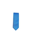 Brianze 5 Cm Mavi Desenli Slim Kravat thumbnail 2